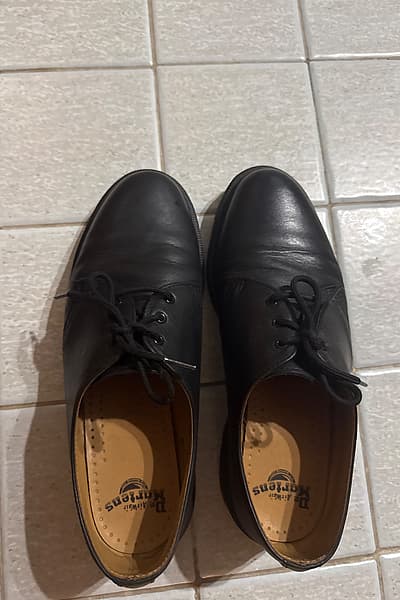 Classic Black Dr Martens Shoes by Dr. Martens — pre-loved on Thrifted.mt