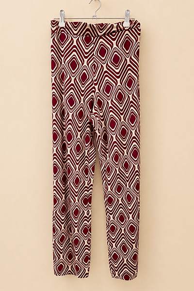 Retro Geometric Pattern Trousers — pre-loved on Thrifted.mt