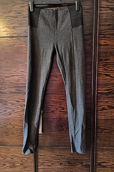 Zara basic grey stretch trousers by Zara — pre-loved on Thrifted.mt
