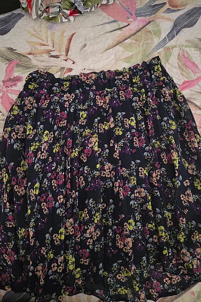Floral Print Flared Skirt by Pimkie — pre-loved on Thrifted.mt