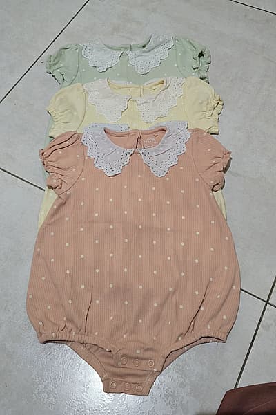 Next Baby Polka Dot Romper Bundle by Next — pre-loved on Thrifted.mt