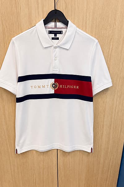 Tommy Hilfiger Graphic Polo Shirt by Tommy Hilfiger — pre-loved on Thrifted.mt