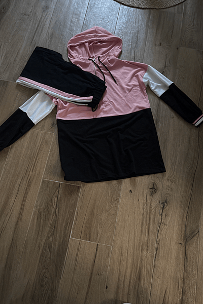Colour Block Hooded Tracksuit Set — pre-loved on Thrifted.mt