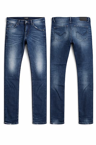 Slim Fit Faded Blue Jeans by Energie — pre-loved on Thrifted.mt