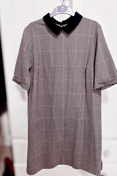 Checked Mini Dress with Collar by Kiabi — pre-loved on Thrifted.mt