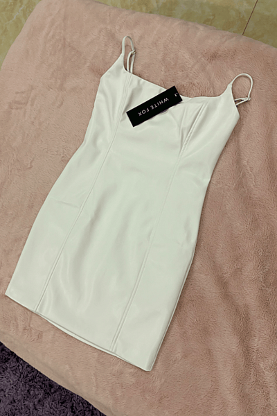 White Fox Cloud White Mini Dress by White Fox — pre-loved on Thrifted.mt