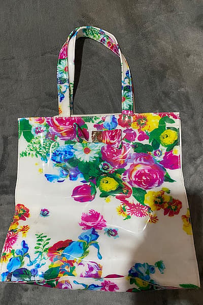 Floral Print Shopper Tote Bag — pre-loved on Thrifted.mt