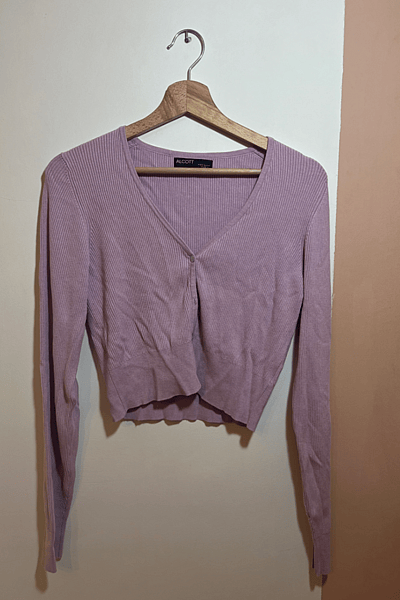 Alcott Ribbed Knit Cardigan by ALCOTT — pre-loved on Thrifted.mt
