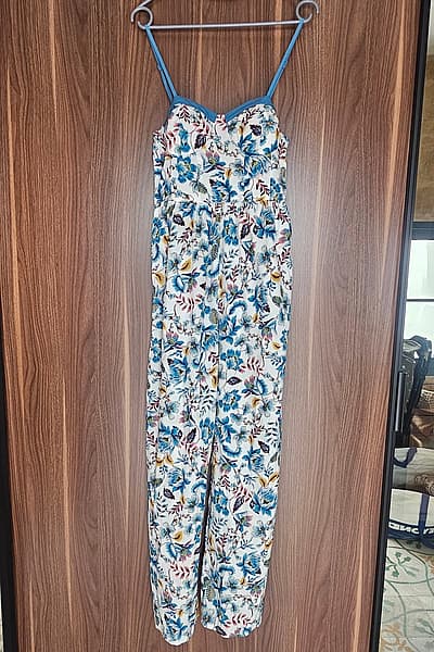 Floral Print Spaghetti Strap Jumpsuit by B.O.G Collective — pre-loved on Thrifted.mt