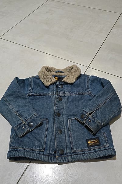 Next Sherpa Lined Denim Jacket by Next — pre-loved on Thrifted.mt