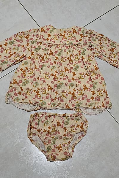 Zara Floral Print Cotton Baby Set by Zara — pre-loved on Thrifted.mt