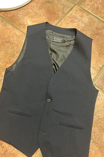 Classic Navy Suit Waistcoat by Icona — pre-loved on Thrifted.mt