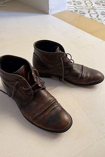 Fly London Brown Leather Boots by Fly London — pre-loved on Thrifted.mt
