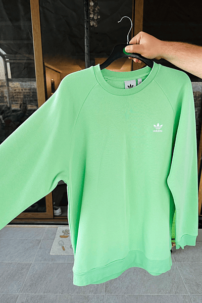 Green Adidas Sweatshirt by Adidas — pre-loved on Thrifted.mt