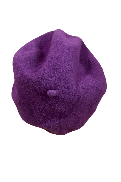 Purple Wool-Blend Beret Hat by Zara — pre-loved on Thrifted.mt