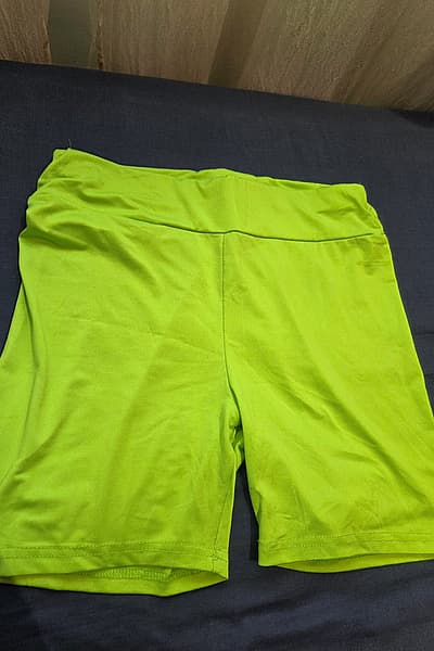 Neon Green Cycling Shorts by SHEIN — pre-loved on Thrifted.mt