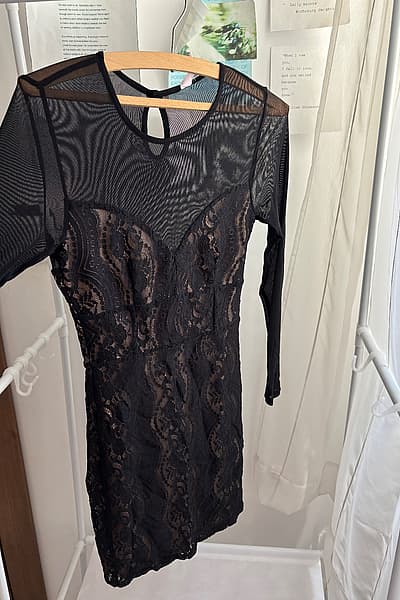 Miss Selfridge Lace Mesh Dress by Miss Selfridge — pre-loved on Thrifted.mt