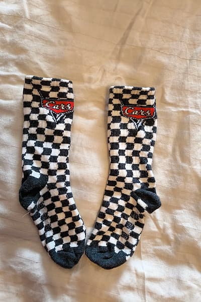 Disney Pixar Cars check socks — pre-loved on Thrifted.mt