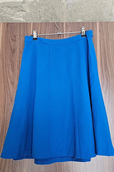 Bright blue A-line skirt by The Limited — pre-loved on Thrifted.mt