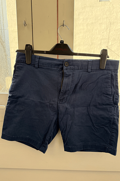 Next Navy Slim Fit Shorts by Next — pre-loved on Thrifted.mt