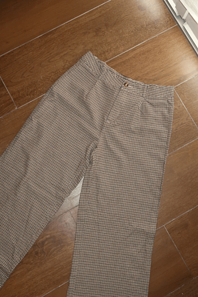 Checked Straight Trousers by SHEIN — pre-loved on Thrifted.mt