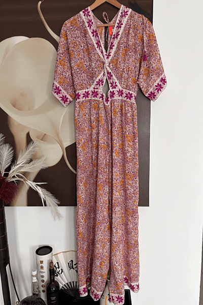 Floral Print MAx Jumpsuit by River Island — pre-loved on Thrifted.mt
