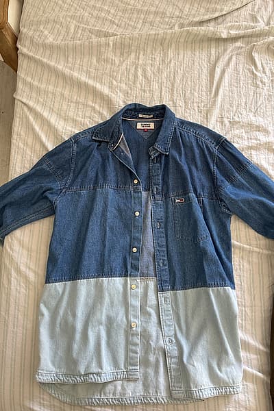 Tommy Jeans Denim Shirt by Tommy Jeans — pre-loved on Thrifted.mt