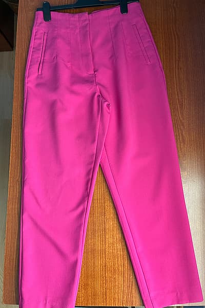 Vibrant Pink Zara Trousers by Zara — pre-loved on Thrifted.mt