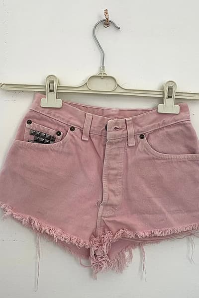 Vintage Pink Levi Shorts by Levi's — pre-loved on Thrifted.mt