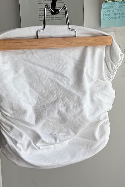 White Ruched Strapless Tube Top by Zara — pre-loved on Thrifted.mt