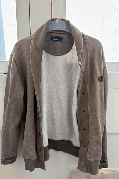 Fred Perry Button-Up Cardigan by Fred Perry — pre-loved on Thrifted.mt