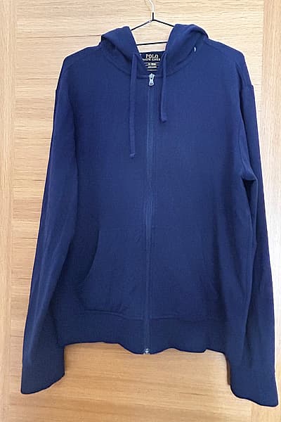 Ralph Loren Polo Navy zip hoodie by Polo Ralph Lauren — pre-loved on Thrifted.mt