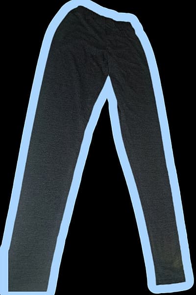 100% cotton- Miso Essentials Charcoal Gray Heather Leggings - UK 6 / XS by Miso — pre-loved on Thrifted.mt