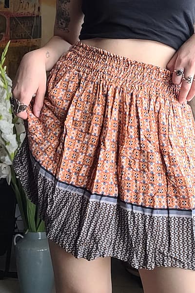 Flowy summer skirt XS-L — pre-loved on Thrifted.mt