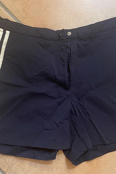 Navy Blue Adidas Shorts UK Size 14 by Adidas — pre-loved on Thrifted.mt