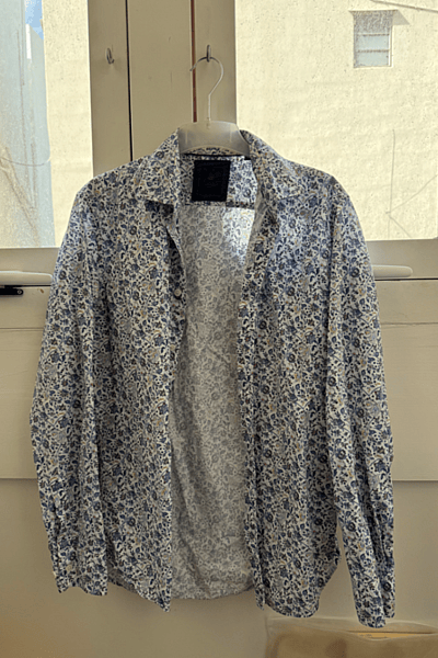 Gagliardi Patterned Long Sleeve Shirt by Gagliardi — pre-loved on Thrifted.mt