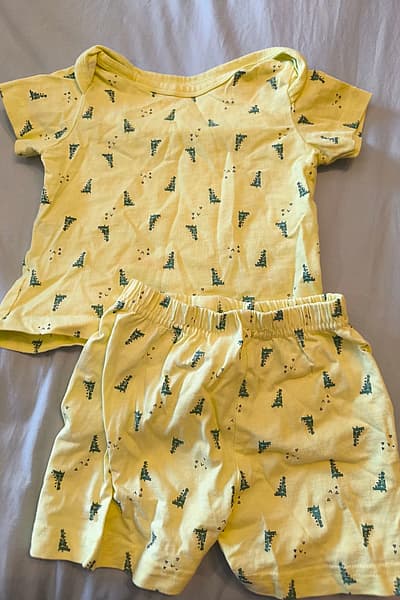 Baby Yellow Dinosaur Cotton Set by Mothercare — pre-loved on Thrifted.mt