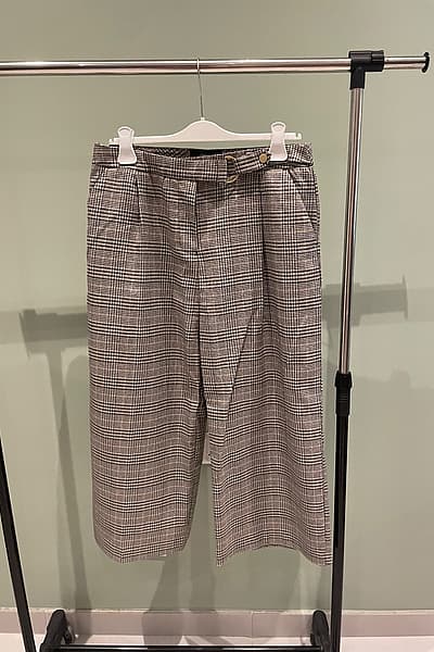 Checked belted tailored trousers size 14 by Next — pre-loved on Thrifted.mt