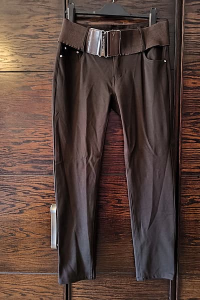 Fionina Brown Trousers with Belt by Fionina — pre-loved on Thrifted.mt