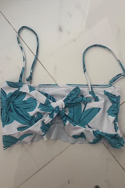 Floral Bikini with Sarong by Shein — pre-loved on Thrifted.mt