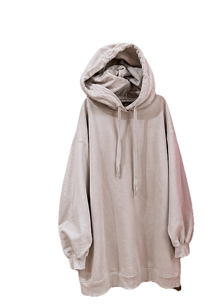 Zara Neutral Oversized Hoodie by Zara — pre-loved on Thrifted.mt