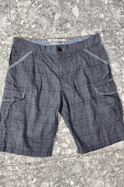 Tom Tailor Checked Cargo Shorts by Tom Tailor — pre-loved on Thrifted.mt