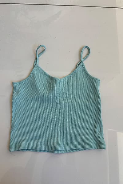 Ribbed Vest Cami Top by Pink Woman — pre-loved on Thrifted.mt