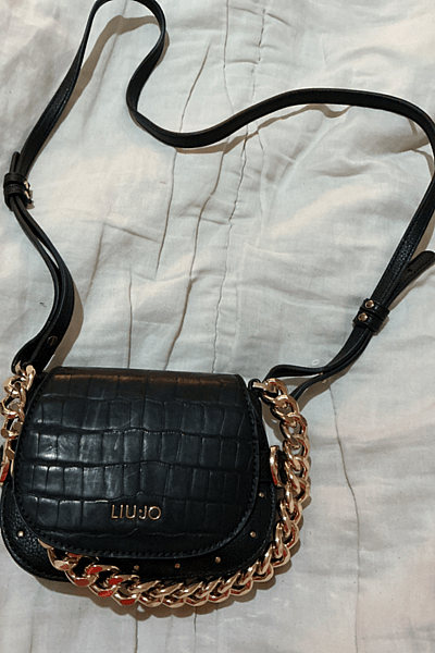 Liu Jo Black Mock Croc Bag by Liu Jo — pre-loved on Thrifted.mt
