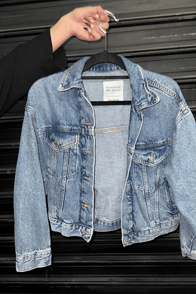 Light Wash Denim Trucker Jacket by Pull&Bear — pre-loved on Thrifted.mt