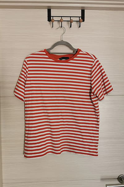M&S Striped Cotton T-Shirt by M&S — pre-loved on Thrifted.mt