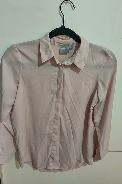 ASOS Pale Pink Collared Shirt by Asos — pre-loved on Thrifted.mt