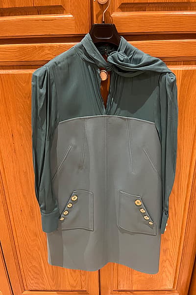 Lavallière Collar Dress by Elisabetta Franchi — pre-loved on Thrifted.mt