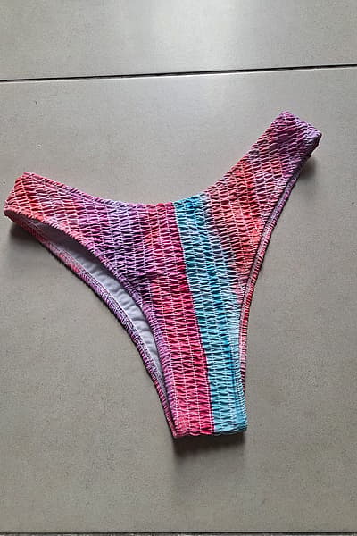 Multicolour Shirred Bikini Bottoms by Temu — pre-loved on Thrifted.mt