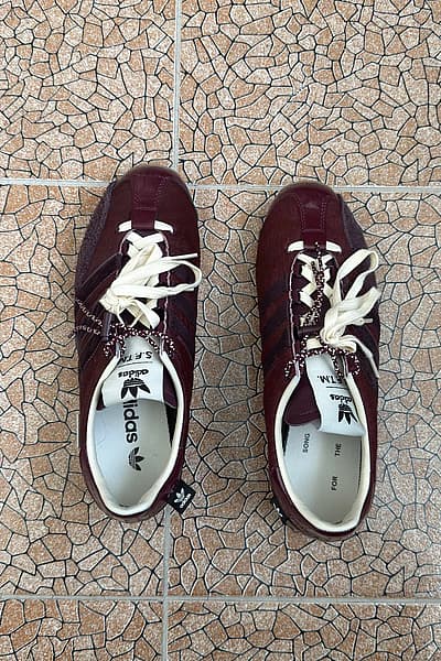 Adidas x Song For The Mute Sneakers in Burgundy by Adidas — pre-loved on Thrifted.mt